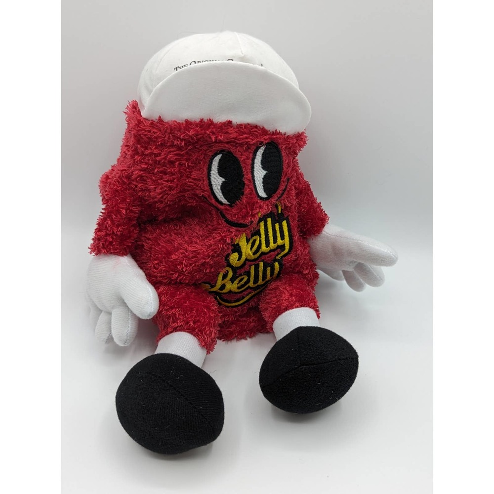 MR. JELLY BELLY CHERRY RED BEANIE STUFFED ANIMAL